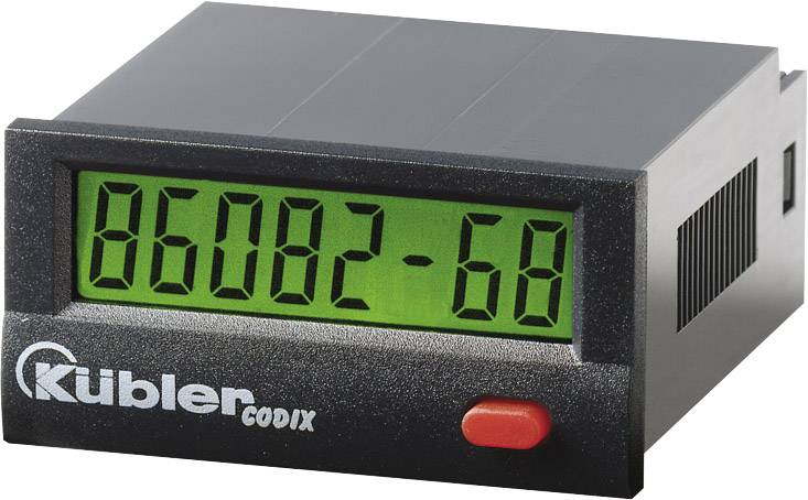 KÜBLER CODIX 134 HB Betriebsstundenzähler LCD, 99999h59m/ 99999.99 h, Optokoppler 10 - 260 V AC/DC