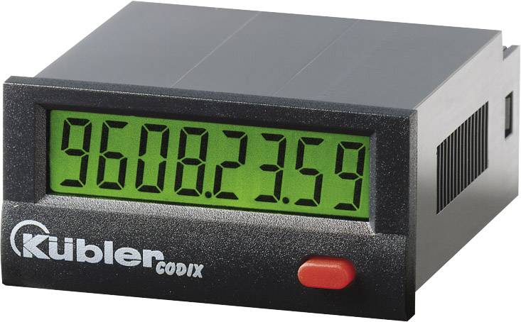 KÜBLER CODIX 135 HB Betriebsstundenzähler LCD, 9999h59m59s/ 9999999.9s, Optokoppler 10 - 260 V AC/