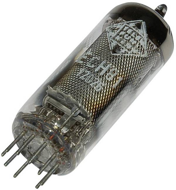 BTB Vertrieb ECH 81 = 6 AJ 8 = 6I1P Elektronenröhre Triode-Heptode 100 V, 160 V 13.5 mA, 11 mA Polzahl: 9 Sockel: Noval Inhalt 1 St.