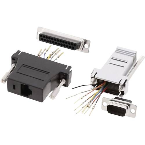 MH Connectors DA9-PMJ8-K-RC D-SUB Adapter D-SUB-Stecker 9pol. - RJ45-Buchse 1 St.