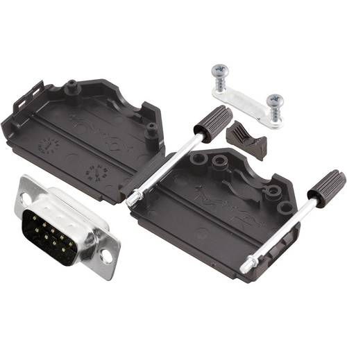 MH Connectors MHDPPK9-DB9P-K D-SUB Stiftleisten-Set 180 ° Polzahl: 9 Lötkelch 1 St.