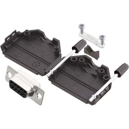 MH Connectors MHDPPK9-DB9S-K D-SUB Buchsenleisten-Set 180 ° Polzahl: 9 Lötkelch 1 St.