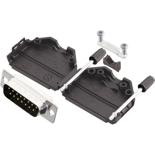 MH Connectors MHDPPK15-DB15P-K D-SUB Stiftleisten-Set 180 ° Polzahl: 15 Lötkelch 1 St.