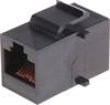 MH Connectors MH3101-8821 RJ45-Kupplung 2101-0115-01 Buchse, Einbau Schwarz 1 St.