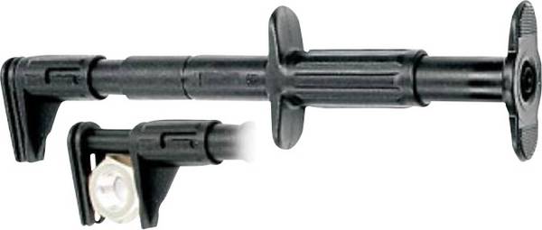 Stäubli GRIP-F Sicherheits-Abgreifklemme Steckanschluss 4 mm CAT III 600 V Schwarz