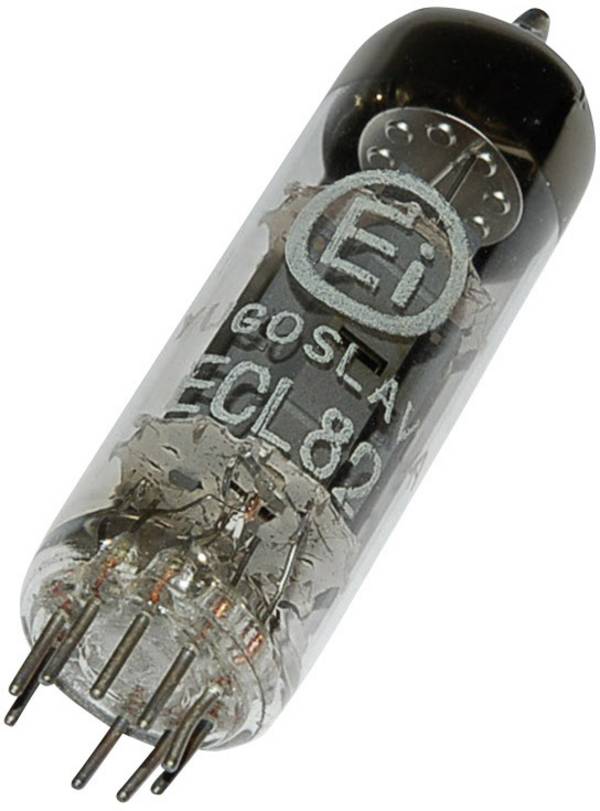 BTB Vertrieb ECL 82 = 6 BM 8 Elektronenröhre Triode-Pentode 100 V, 170 V 3.5 mA, 41 mA Polzahl: 9 Sockel: Noval Inhalt 1 St.
