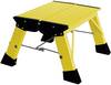 Krause Treppy PlusLine 130334 Aluminium Doppel-Klapptritt klappbar Arbeitshöhe (max.): 2.20 m Gelb 1.8 kg