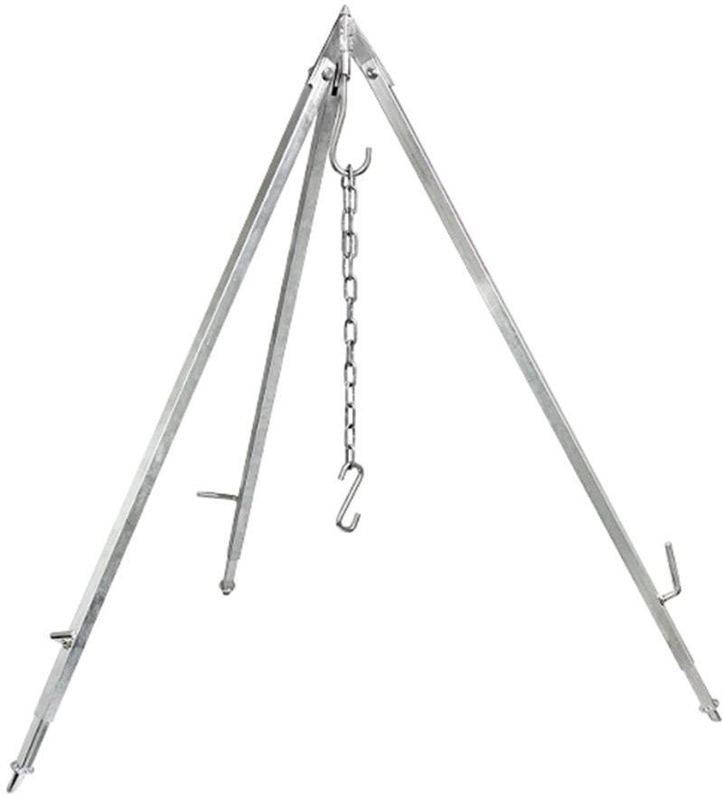 Petromax Dreibein mit Kette & Haken, Stativ, Edelstahl-0