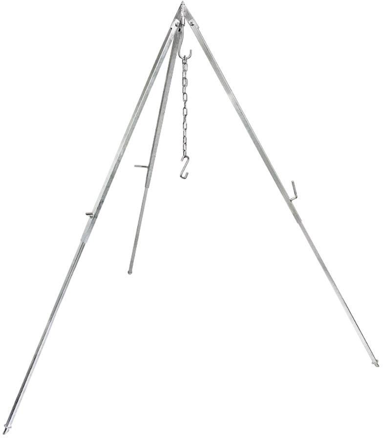 Petromax Dreibein mit Kette & Haken, Stativ, Edelstahl-1