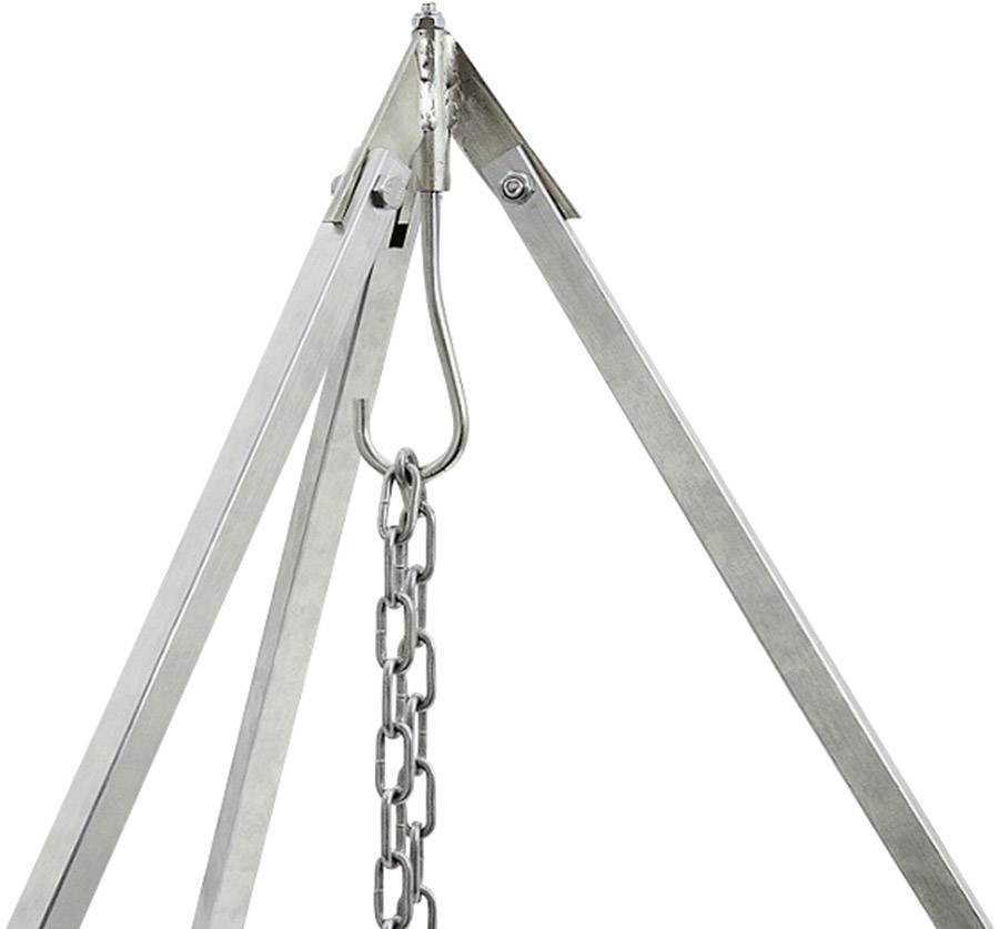 Petromax Dreibein mit Kette & Haken, Stativ, Edelstahl-8