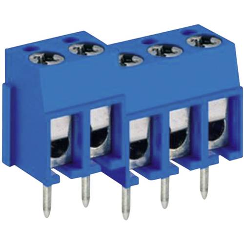 DECA 1216199 Schraubklemmblock 2.50 mm² Polzahl 3 Blau 1 St.