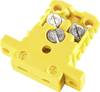 B + B Thermo-Technik 0220 0005 Miniaturdose Typ K, gelb | -50...+120°C Gelb Inhalt: 1 St.