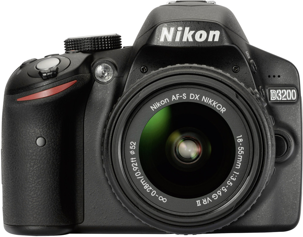 Digitale Spiegelreflexkamera Nikon D3200 Kit AF-S DX NIKKOR 18-55 mm VR ...