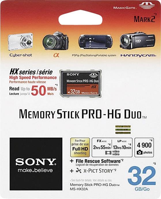 Sony Pro-HG Duo HX MemoryStick® PRO Duo-Karte 32 GB kaufen