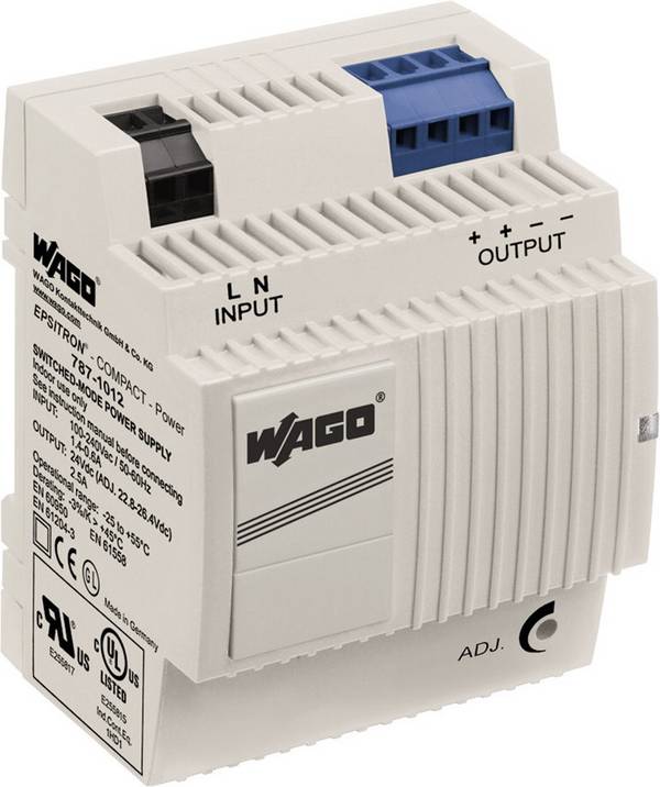WAGO 787-1014 Hutschienen-Netzteil (DIN-Rail) 24 V/DC 2 A Anzahl Ausgänge:2 x Inhalt 1 St.