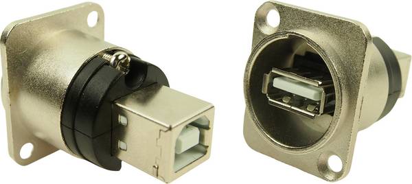 XLR Adapter USB B auf USB A Adapter, Einbau CP30110 CP30110 Cliff Inhalt: 1 St.
