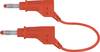 Stäubli 66.9405-20022 Sicherheits-Messleitung Lamellenstecker 4 mm Lamellenstecker 4 mm 2.00 m Rot 1 St.