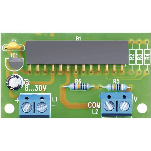 VOLTCRAFT RE395C Passender Messbereichsadapter für Panel-Meter 70004 Passend für (Details) LCD-Panelmeter70004, 12 15 41