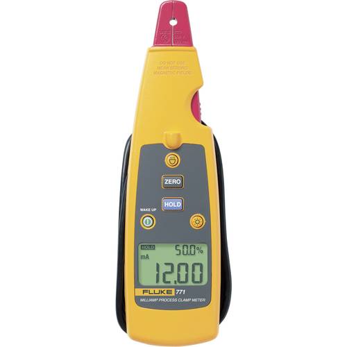 Fluke 771 Stromzange, Hand-Multimeter kalibriert (DAkkS-akkreditiertes Labor) digital Prozess-Stromausgabe CAT II 300 V ...