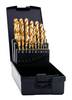 Exact 32692 HSS Metall-Spiralbohrer-Set 25teilig geschliffen, TiN DIN 338 Zylinderschaft 1 Set
