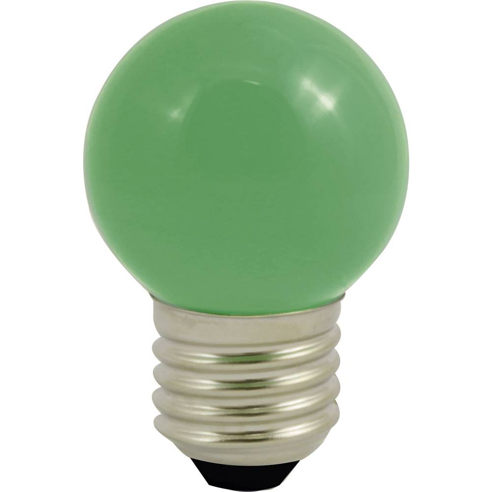 LightMe LM85252 LED-lamp Energielabel G (A - G) E27 Kogel 1 W Groen (Ø x l) 45 mm x 69 mm 1 stuk(s)