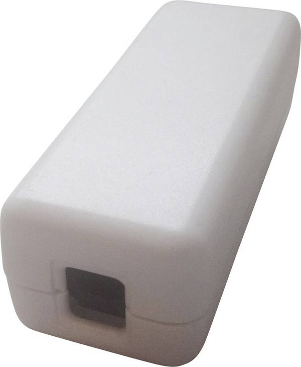 interBär  8010-908.01 Kabel-Gehäuse 80 x 30 x 25  Kunststoff  Weiß 1 St.