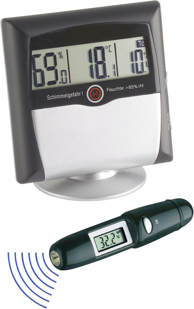 Luftfeuchtemessgerät (Hygrometer) TFA 1 rF 99 rF Set Hygrometer
