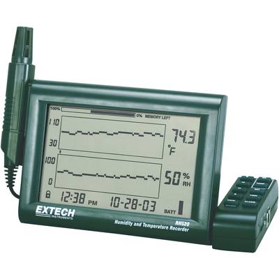 Extech RH520A-220 Luftfeuchtemessgerät (Hygrometer)  10 % rF 95 % rF Taupunkt-/Schimmelwarnanzeige, Datenloggerfunktion