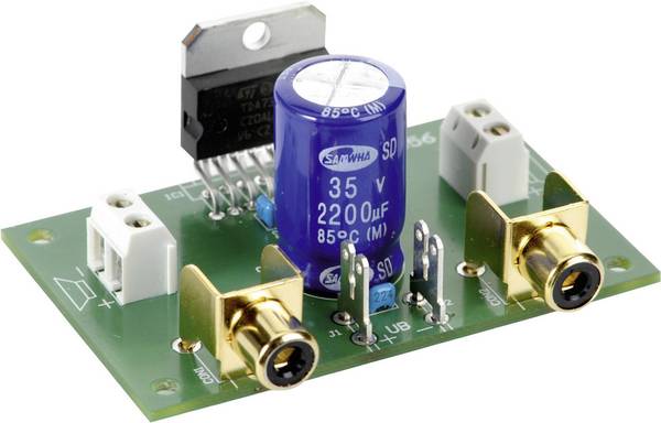 Conrad Components  Stereo-Verstärker Bausatz 9 V/DC, 12 V/DC, 18 V/DC 35 W 2 Ω