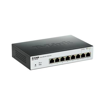 D-Link DGS-1100-08P Netzwerk Switch  8 Port 1 GBit/s PoE-Funktion 