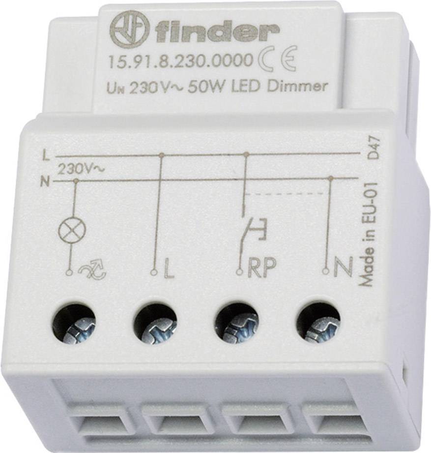 FINDER Stromstoß-Schalter Auf-/Unterputz 1 St. Finder 15.91.8.230.0000 230 V/AC