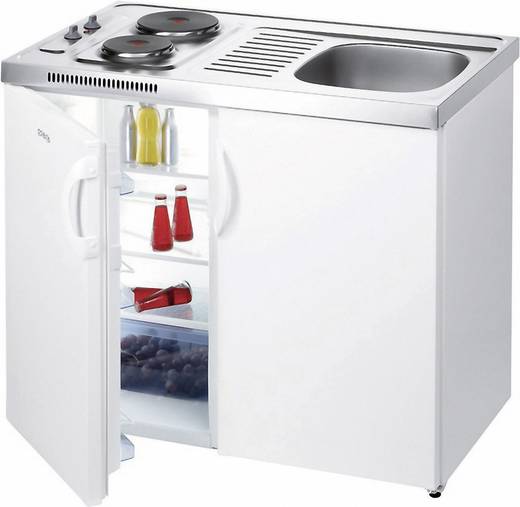 {Miniküche
66} mit Elektroherd Gorenje MK100S-R-4 Weiß | {Miniküche
66}