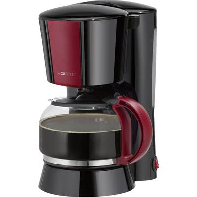Clatronic KA3552 Kaffeemaschine Weinrot, Schwarz  Fassungsvermögen Tassen=8 Warmhaltefunktion