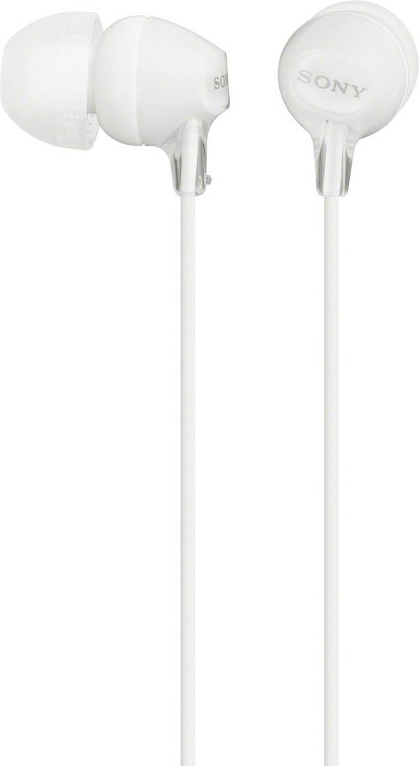 Sony MDR-EX15LP In Ear Kopfhörer kabelgebunden Stereo Weiß