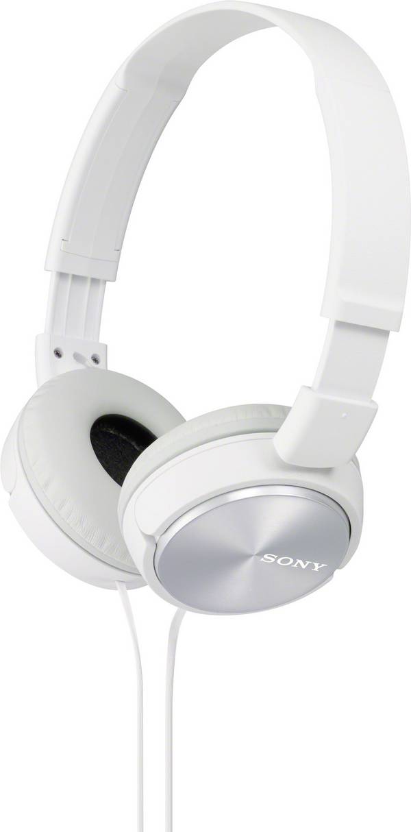 Sony MDR-ZX310 On Ear Kopfhörer kabelgebunden Weiß Faltbar