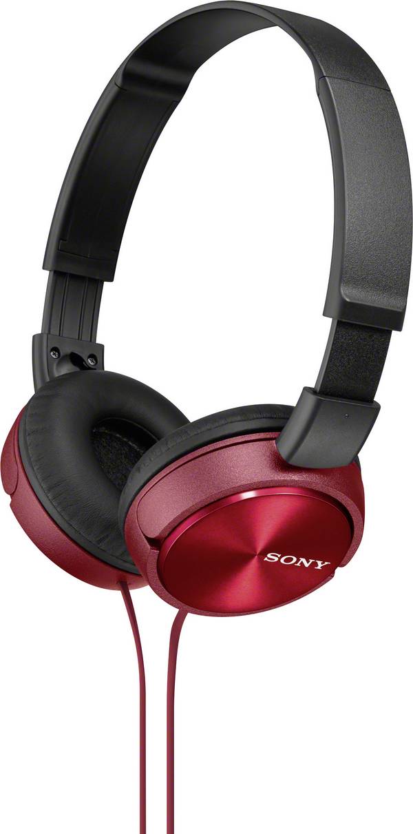 Sony MDR-ZX310 On Ear Kopfhörer kabelgebunden Rot Faltbar