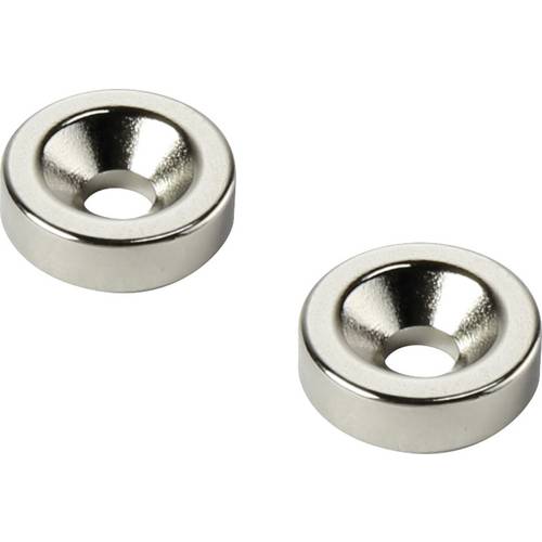 Thumbnail - TRU COMPONENTS TC-12250624 Permanent-Magnet Ring (Ø x H) 25 mm x 5 mm M5 Grenztemperatur (max.): 150 °C