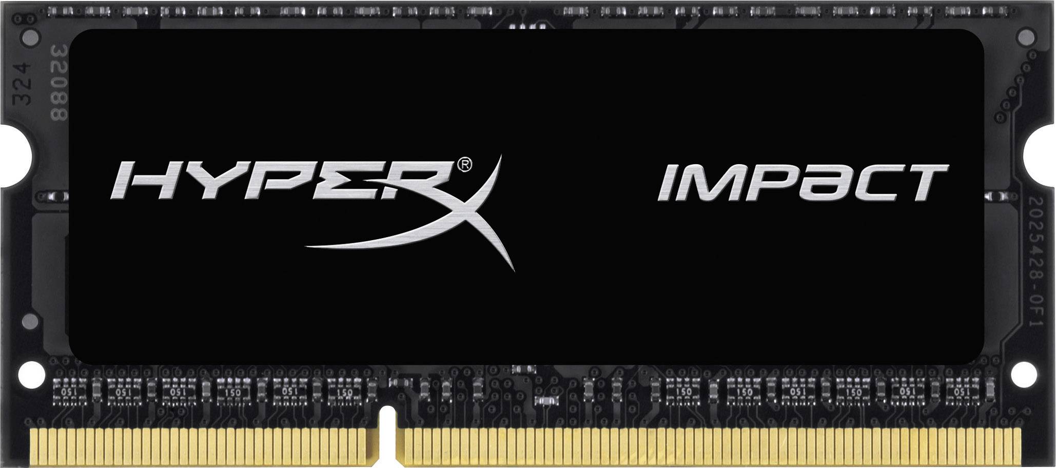 HyperX Impact Laptop-Arbeitsspeicher Modul DDR3L 8 GB 1 x 8 GB Non-ECC 1600 MHz 204pin SO-DIMM CL9 9-9-33 HX316LS9IB/8-0