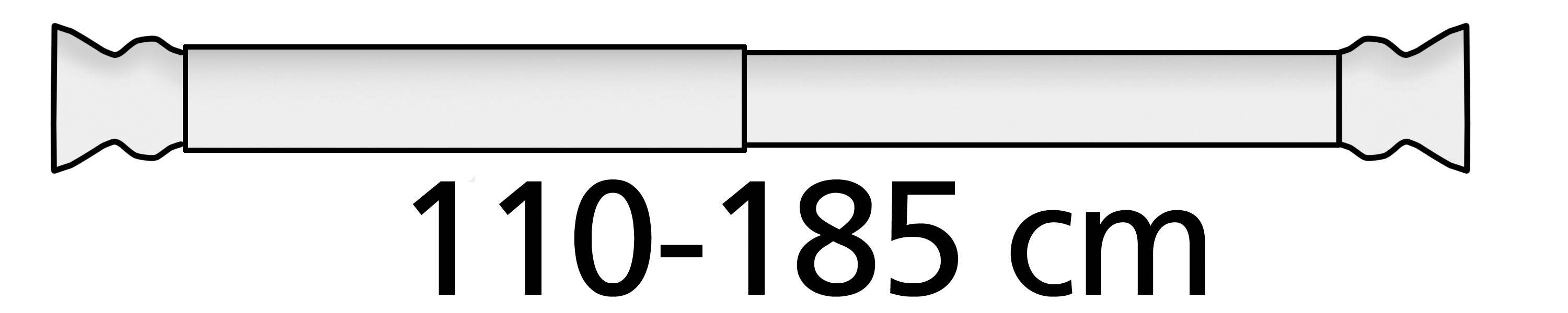 Wenko 19203800 Duschstange Aluminium, Kunststoff Weiß ausziehbar 1 St.-1
