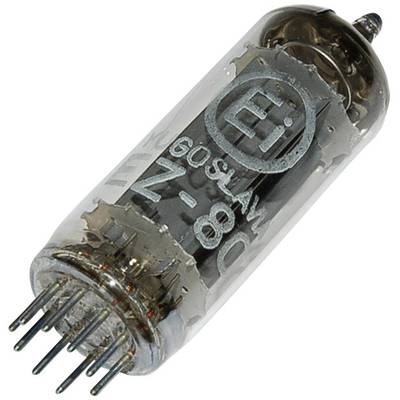  EZ 80 = 6 V 4 Elektronenröhre  Dualgleichrichter 250 V 90 mA Polzahl (num): 9 Sockel: Noval Inhalt 1 St. 
