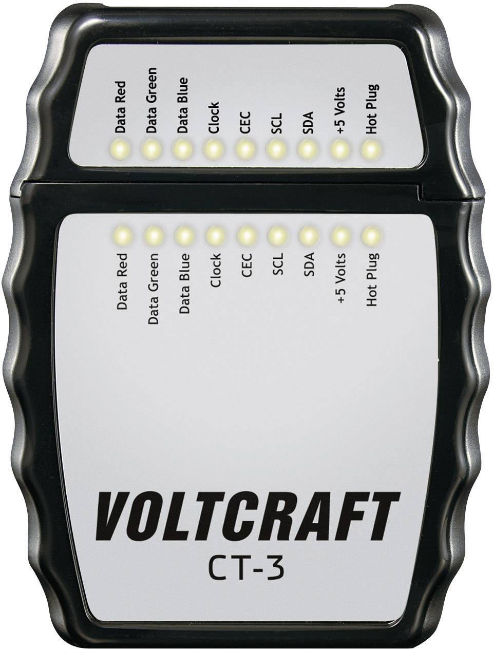 VOLTCRAFT CT-3 HDMI-Kabel-Prüfgerät, Kabeltester Geeignet für HDMI-Kabel Typ A, HDMI 1.0, 1.1, 1.