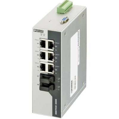 Phoenix Contact FL SWITCH 3006T-2FX SM Industrial Ethernet Switch   10 / 100 MBit/s  