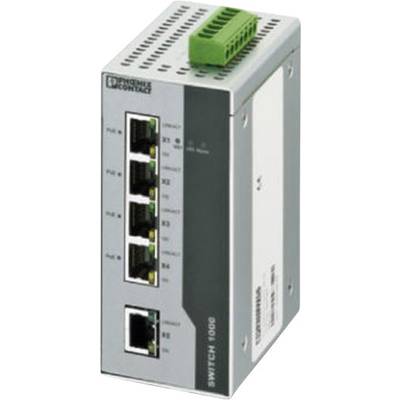 Phoenix Contact FL SWITCH 1001T-4POE Industrial Ethernet Switch   10 / 100 MBit/s  