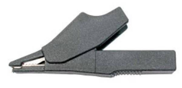 Stäubli SKK-200 SW Sicherheits-Abgreifklemme Steckanschluss 2 mm CAT III 600 V Schwarz