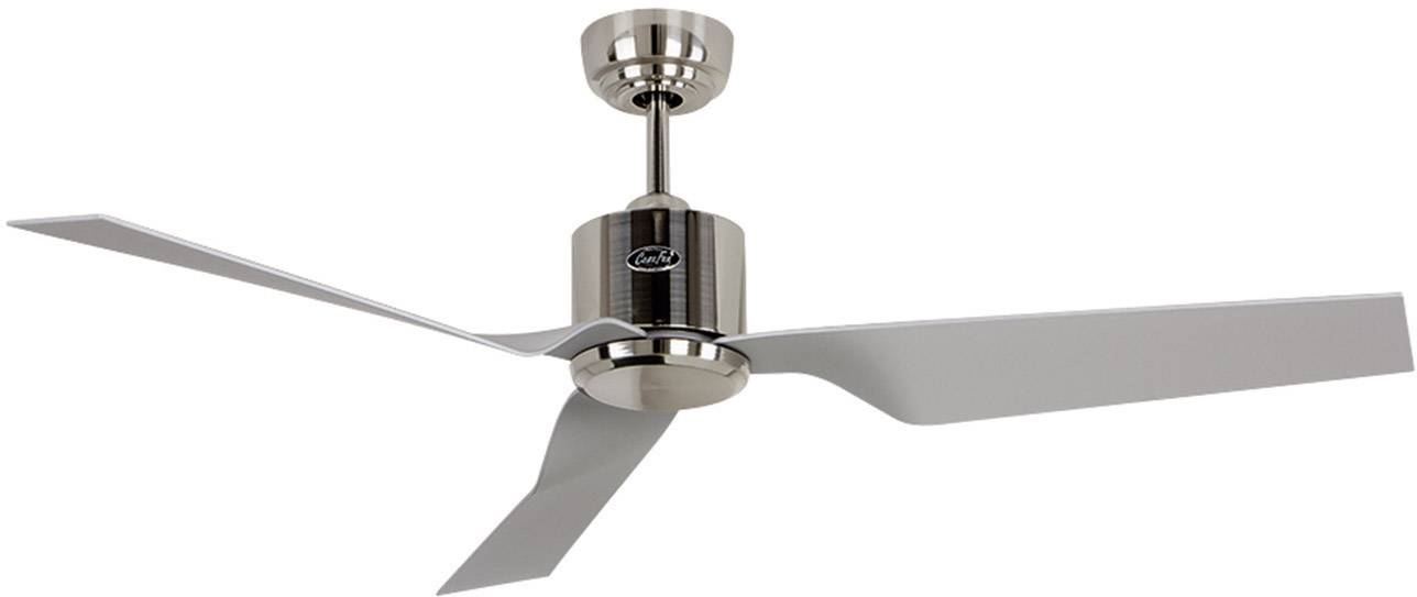 Eco Dynamix BN-SL Deckenventilator (Ø) 132 cm Flügelfarbe: Lack-Silber Gehäusefarbe: Chrom (gebürstet)