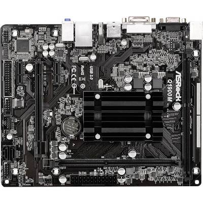 ASRock Q1900M - Motherboard - micro ATX - Intel Celeron J1900 - USB 3.0 - Gigabit LAN - Onboard-Grafik - HD Audio (6-Kan-0