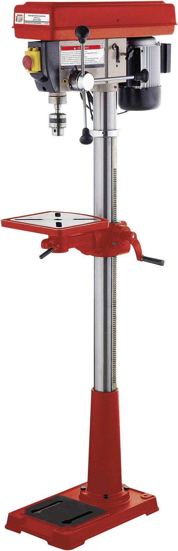 Holzmann Maschinen SB4116HN_400V Säulenbohrmaschine 600 W Gesamt-Höhe 1630 mm 400 V