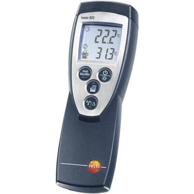 testo 922 Temperatur-Messgerät kalibriert (DAkkS-akkreditiertes Labor) -50 - +1000 °C Fühler-Typ K 