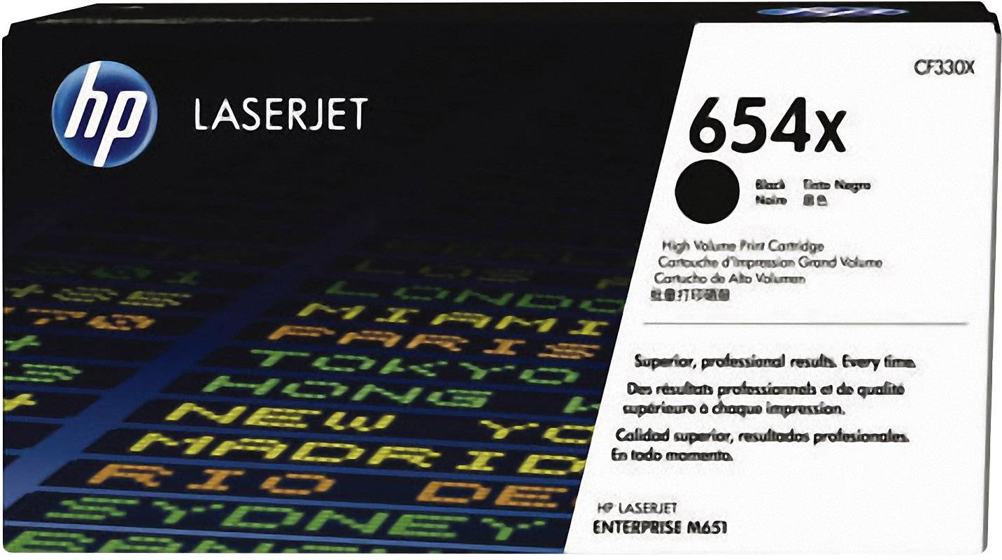 HP 654X Schwarz LaserJet Tonerpatrone (CF330X)