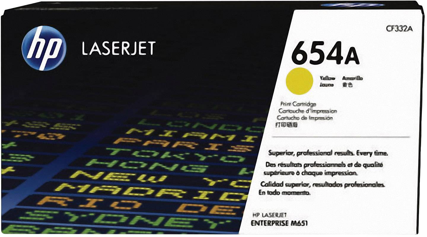 HP Toner 654A Original Gelb 15000 Seiten CF332A